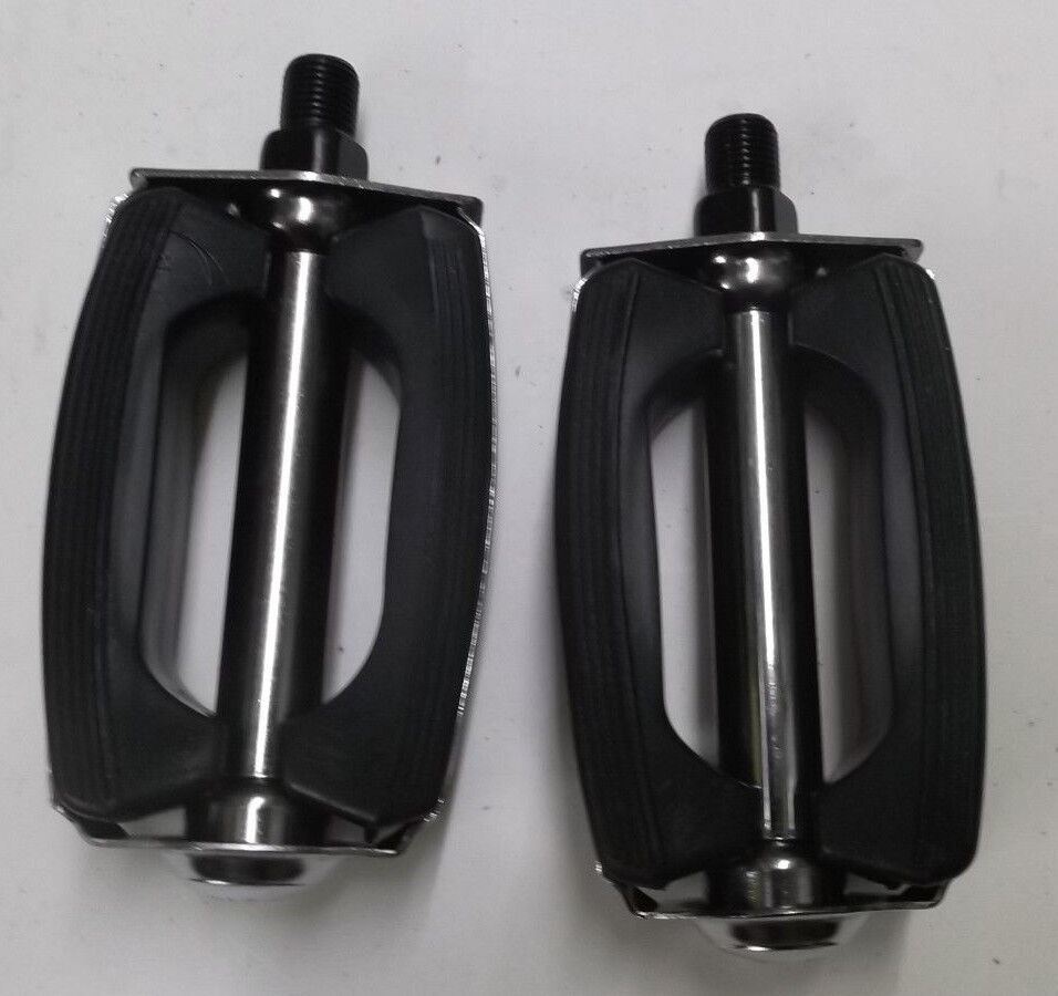 New Black bow pedals 1/2 fits schwinn murray huffy sting ray typhoon others
