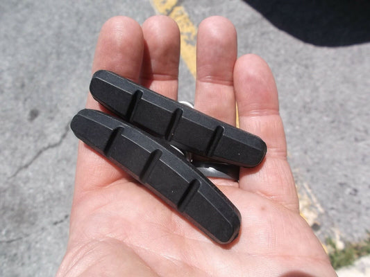 1 Pair (2 pads) Mountain Bike Cycling V Brake Holder Pads Performance Rubber