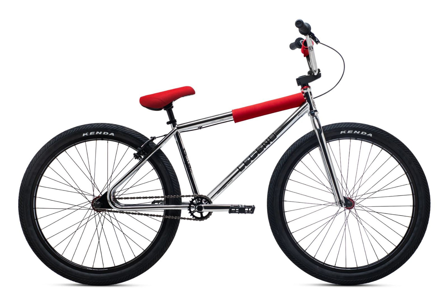Dk Legend 26 Retro Cruiser Chrome Looptail old mid new school BMX Wheelie Bike