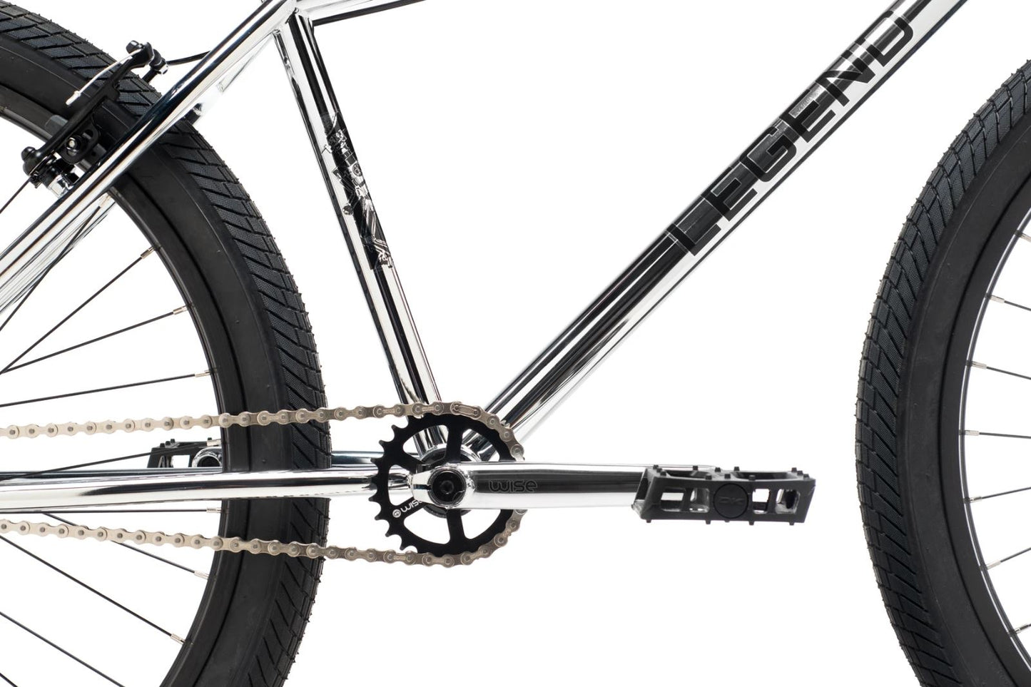 Dk Legend 26 Retro Cruiser Chrome Looptail old mid new school BMX Wheelie Bike