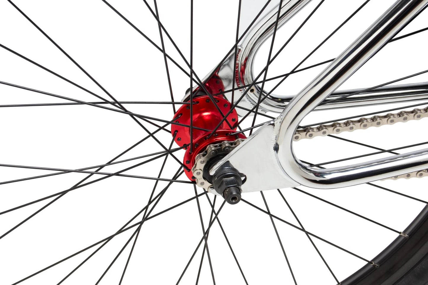 Dk Legend 26 Retro Cruiser Chrome Looptail old mid new school BMX Wheelie Bike