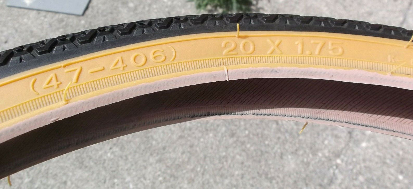 Kenda K55 street Freestyle tires Pair old Panaracer tread fits GT Hutch Kuwahara