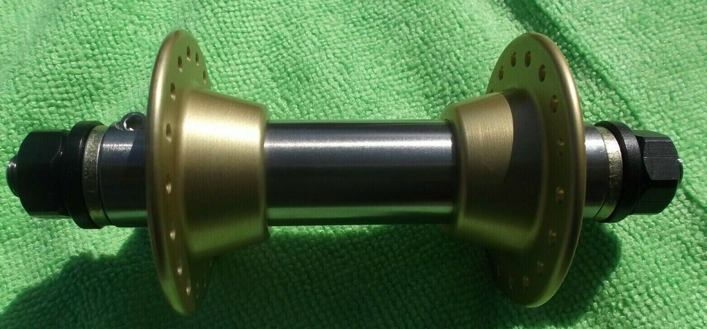Custom Art Bros Racing Old School BMX Gold USA Made titanium flip flop