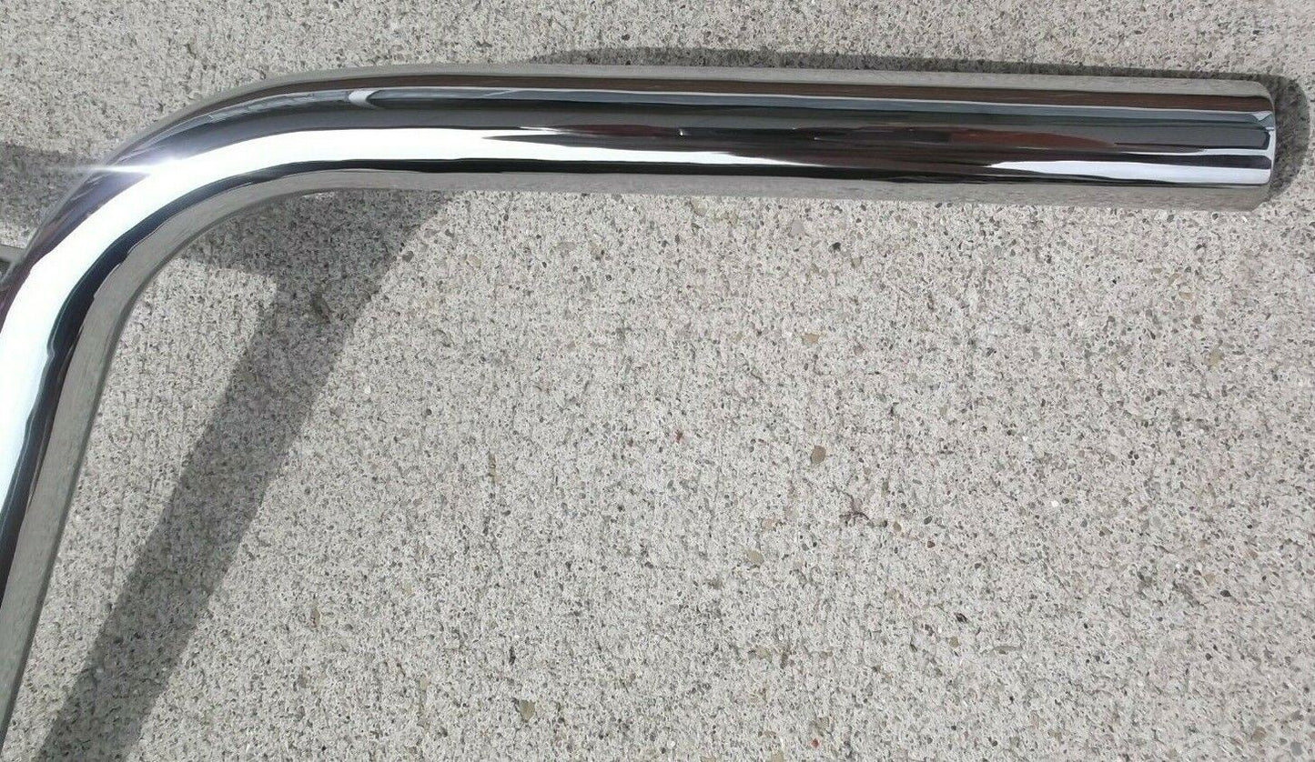 1980's GT XT Old School BMX Andy Patterson Pro bars un Knurled Show Chrome USA