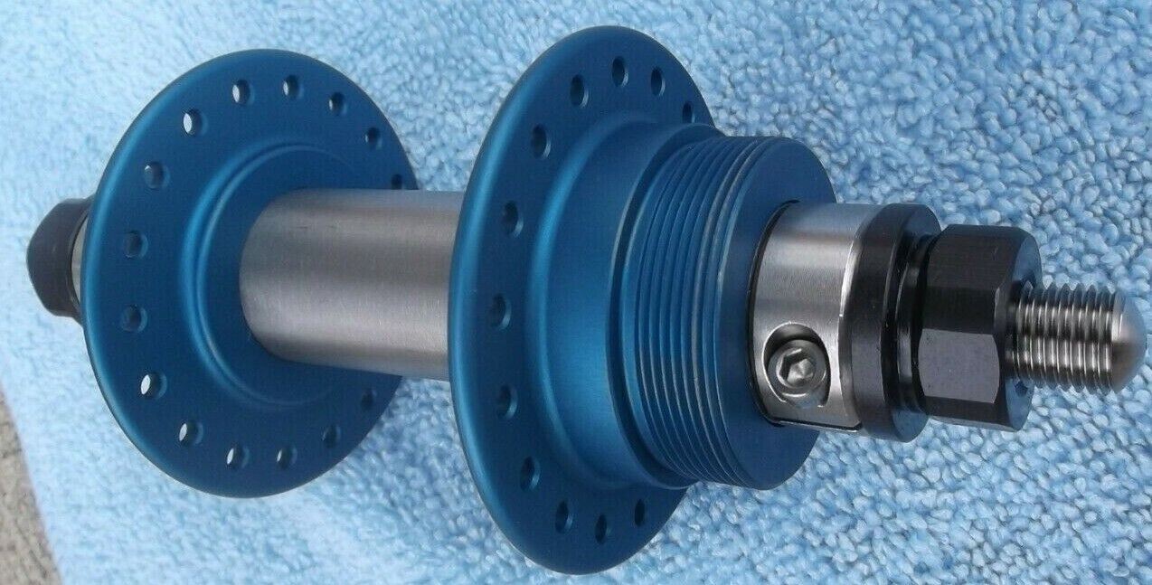 Custom Art Bros Racing Old School BMX blue titanium aluminum stainless USA Made