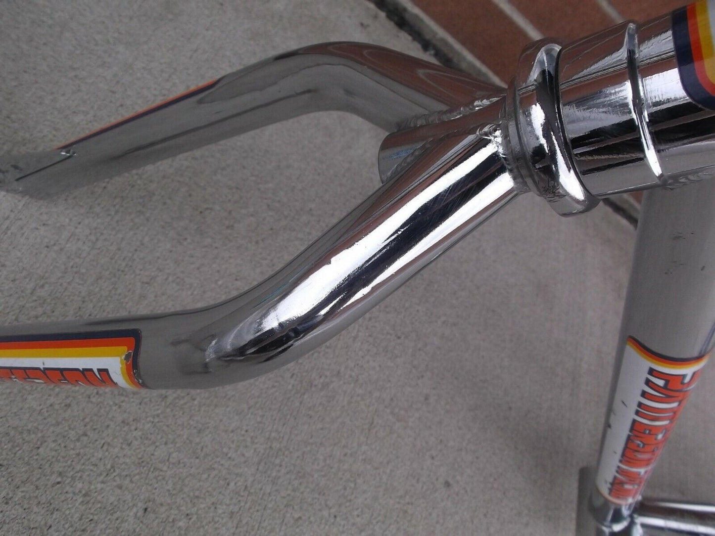 1983 Patterson BMX Frame Set PR 200s un-knurled bars seat post Old School BMX