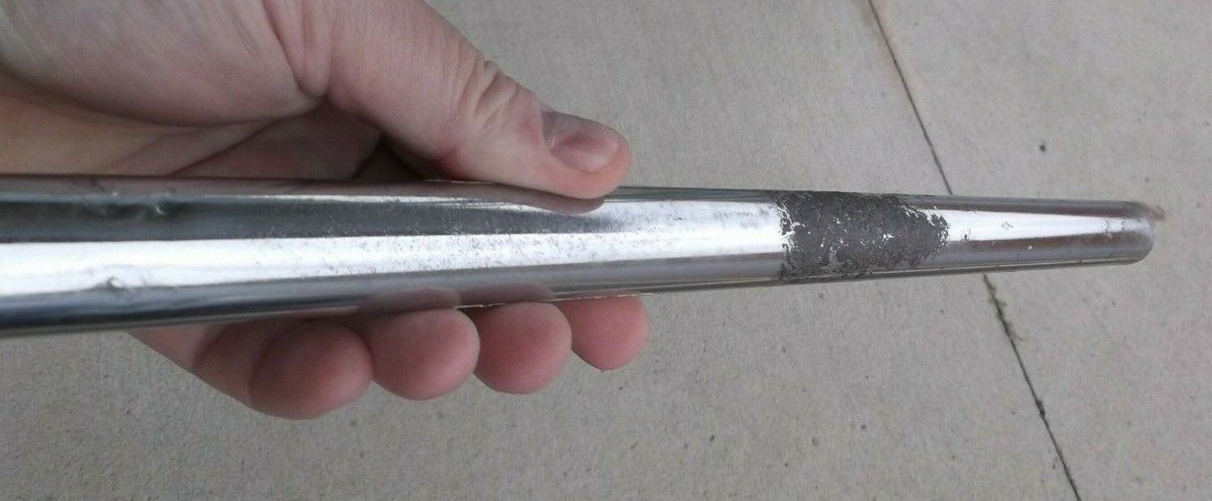 1983 Patterson BMX Frame Set PR 200s un-knurled bars seat post Old School BMX