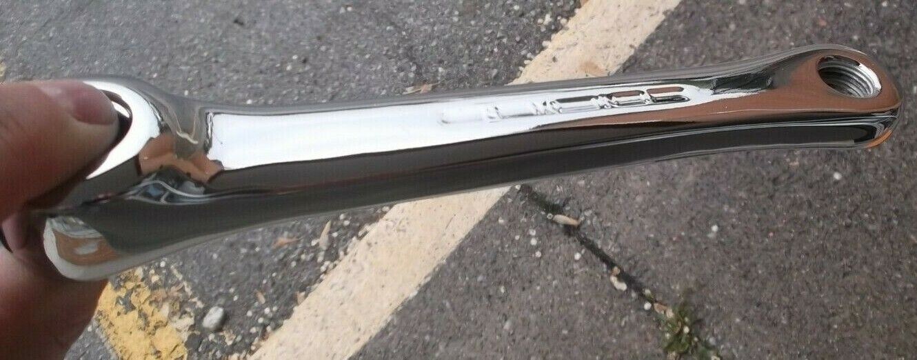 1980's Old School BMX Sugino GT Cranks diamondback Mongoose GT Hutch Show Chrome