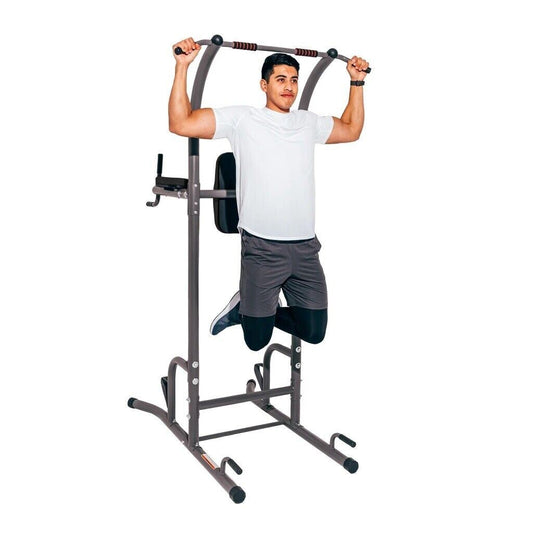 Dip Station Chin Up Bar Power Tower Pull Push Home Gym Fitness Core