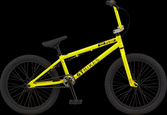 GT BMX new School Air Yellow 20" 25 9 street freestyle cassette