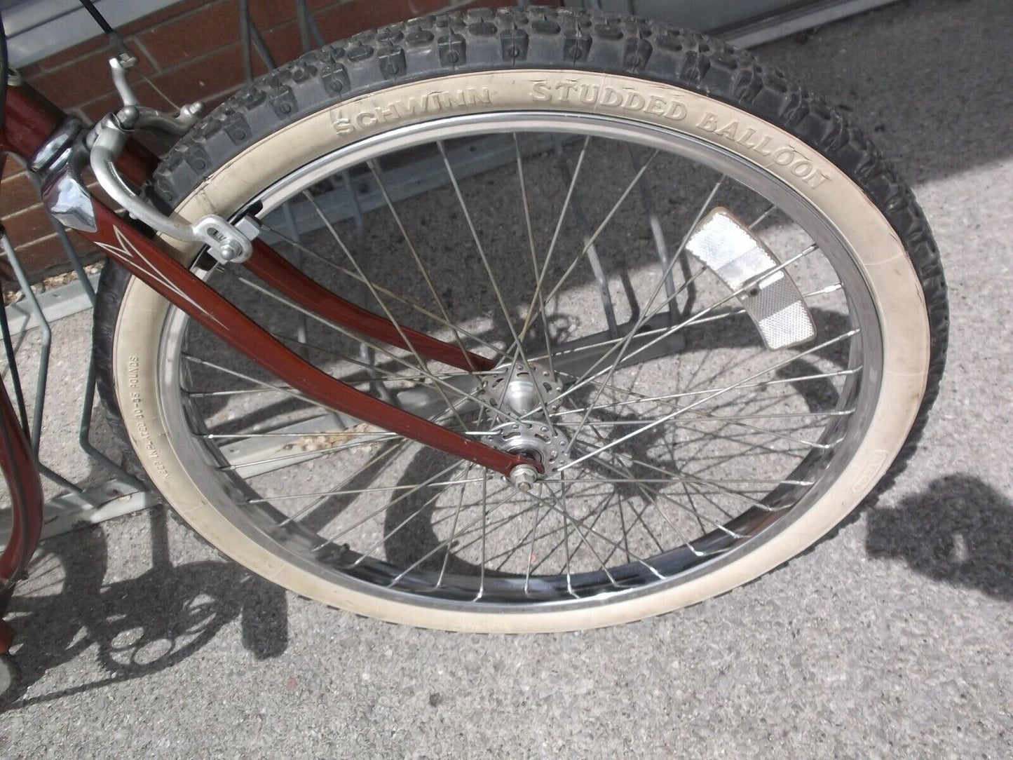 1981 Schwinn Cruiser 5 Spicy Chestnut s2 Balloon Tire Chicago Made USA Atom Drum